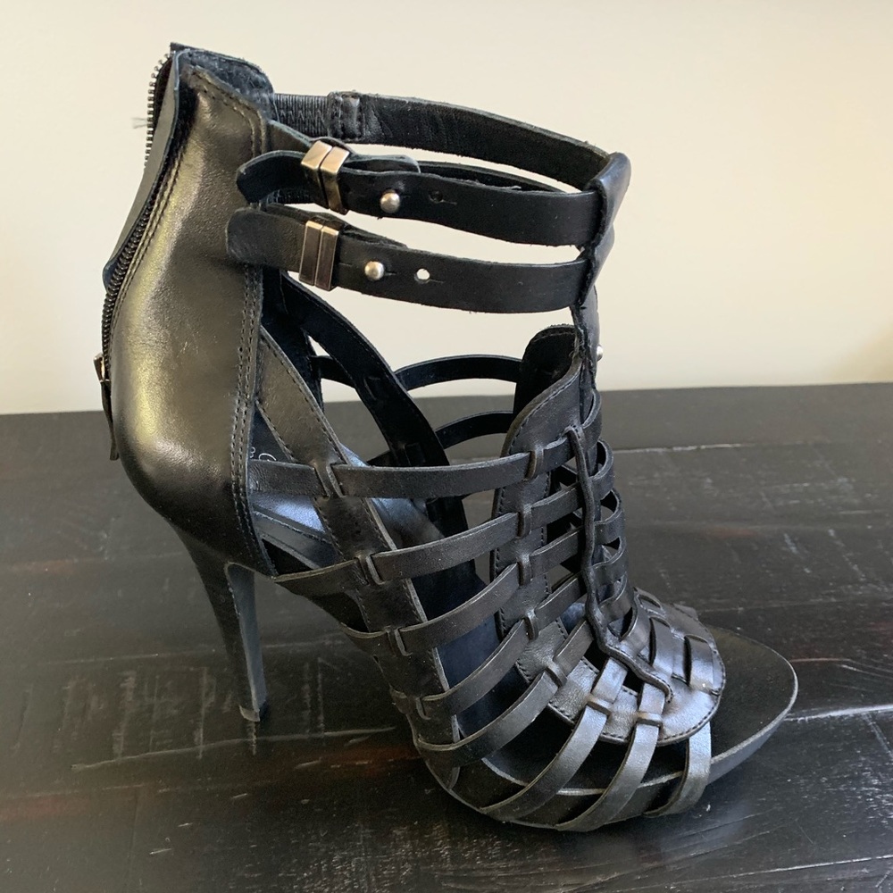 BCBG cage sandal